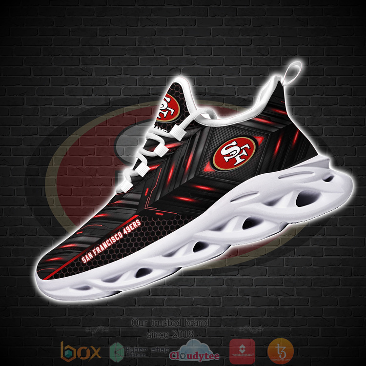 BEST NFL San Francisco 49ers Custom Name Clunky Sneakers 1