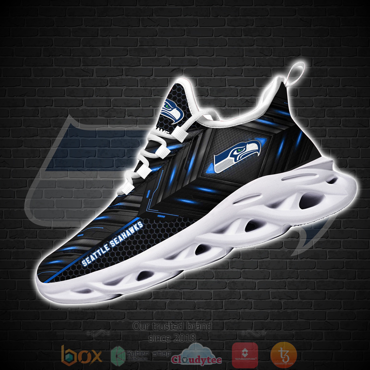 BEST NFL Seattle Seahawks Custom Name Clunky Sneakers 1