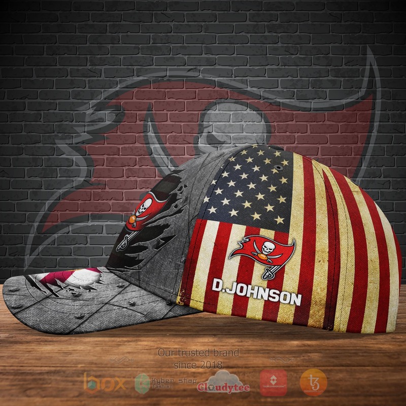BEST NFL Tampa Bay Buccaneers Personalized Custom Cap 3 BEST NFL Tampa Bay Buccaneers Personalized Custom Cap 1 2