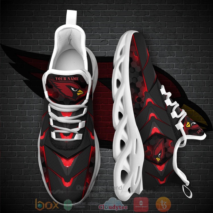 BEST National Football League Arizona Cardinals Custom Name Clunky Sneakers 1
