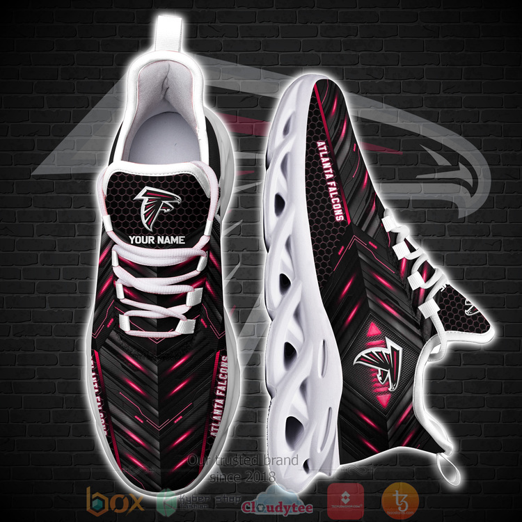 BEST National Football League Atlanta Falcons Custom Name Clunky Sneakers 4 BEST National Football League Atlanta Falcons Custom Name Clunky Sneakers 1 2 3