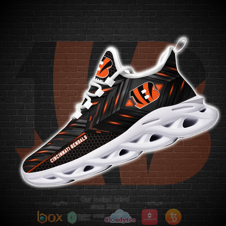 BEST National Football League Cincinnati Bengals Custom Name Clunky Sneakers 1
