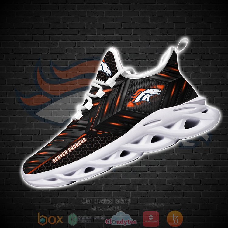 BEST National Football League Denver Broncos Custom Name Clunky Sneakers 1