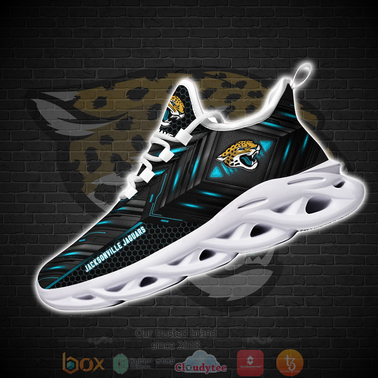 BEST National Football League Jacksonville Jaguars Custom Name Clunky Sneakers 1