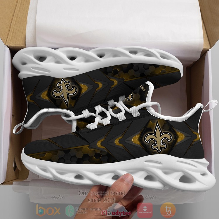 BEST National Football League New Orleans Saints Custom Name Clunky Sneakers