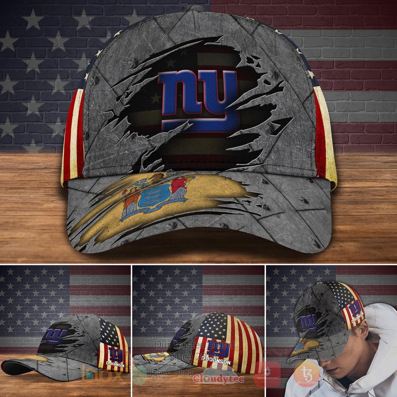 BEST National Football League New York Giants Personalized Custom Cap