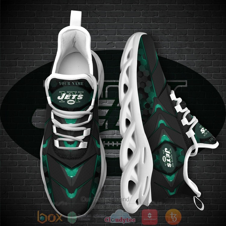 BEST National Football League New York Jets Custom Name Clunky Sneakers 1