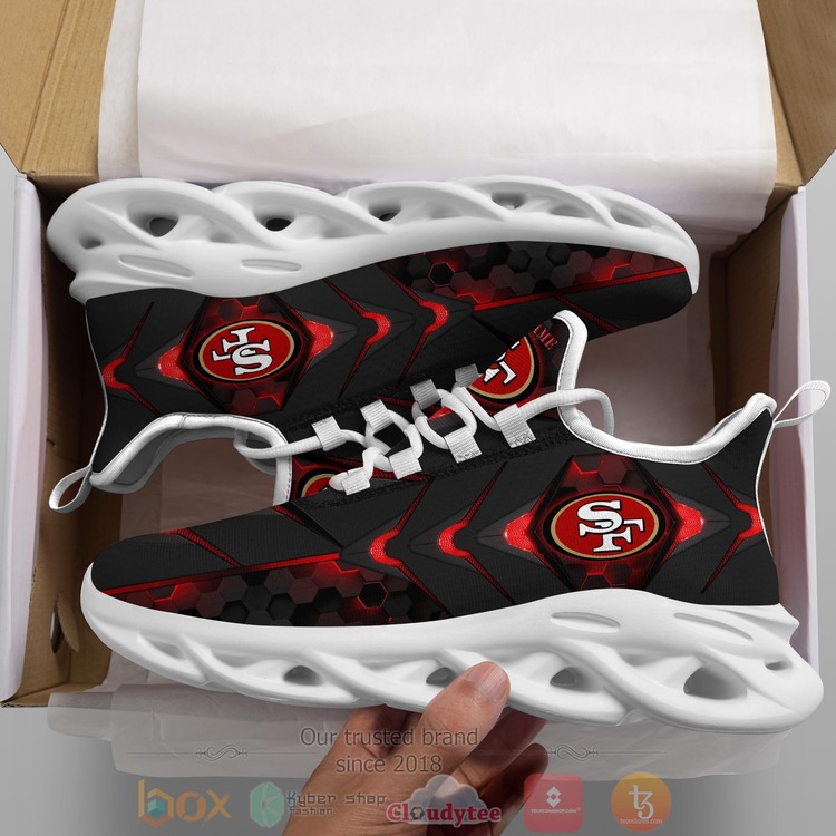BEST National Football League San Francisco 49ers Custom Name Clunky Sneakers