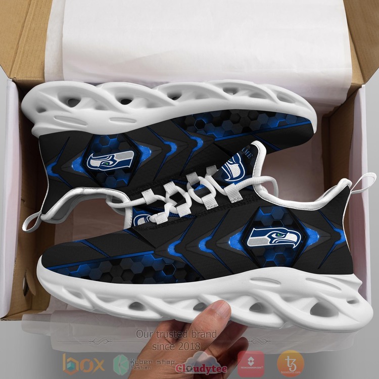 BEST National Football League Seattle Seahawks Custom Name Clunky Sneakers