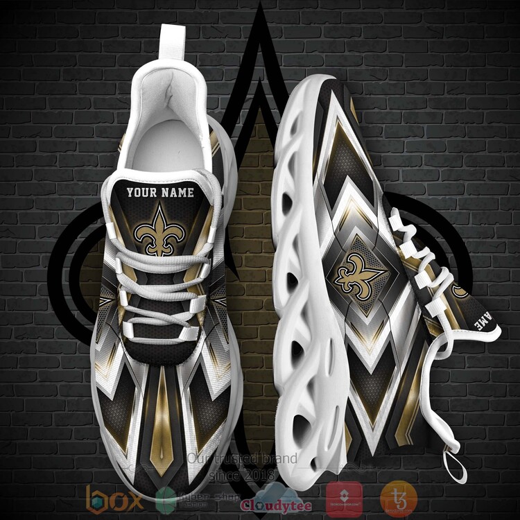 BEST New Orleans Saints NFL Custom Name Clunky Sneakers 1