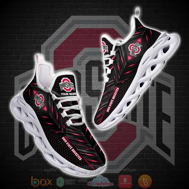 BEST Ohio State Buckeyes NCAA Custom Name Clunky Sneakers 1 2 3 4 5