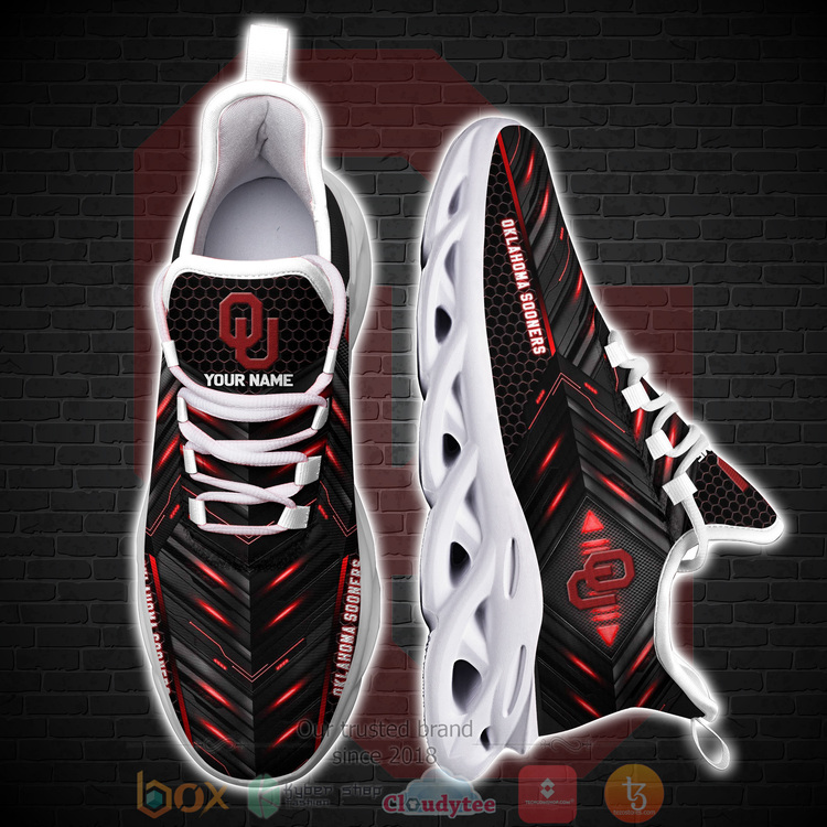 BEST Oklahoma Sooners NCAA Custom Name Clunky Sneakers 4 BEST Oklahoma Sooners NCAA Custom Name Clunky Sneakers 1 2 3