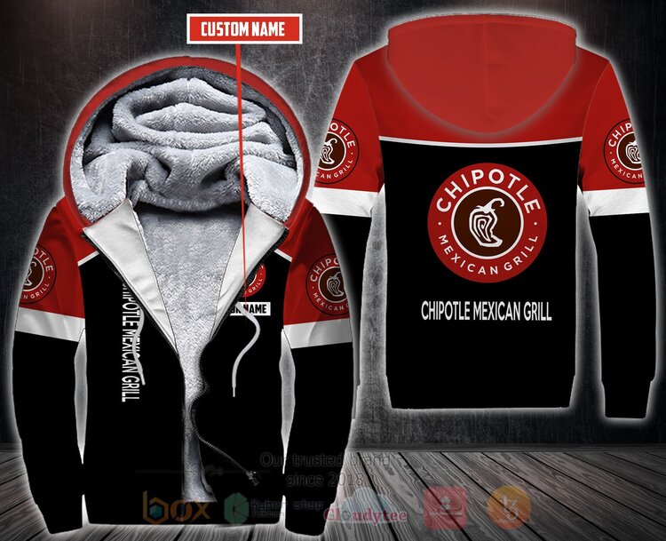 BEST Personalized Custom Chipotle Mexican Grill Fleece 3D Zip Hoodie Hoodie