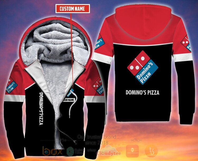 BEST Personalized Custom Domino's Pizza Fleece 3D Zip Hoodie Hoodie 2 BEST Personalized Custom Dominos Pizza Fleece 3D Zip Hoodie Hoodie