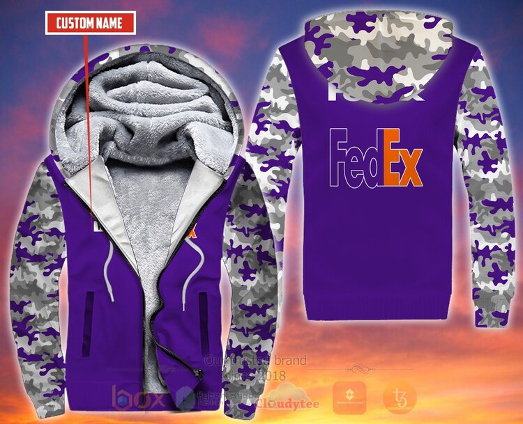 BEST Personalized Custom FedEx Fleece 3D Zip Hoodie Hoodie 1 BEST Personalized Custom FedEx Fleece 3D Zip Hoodie Hoodie