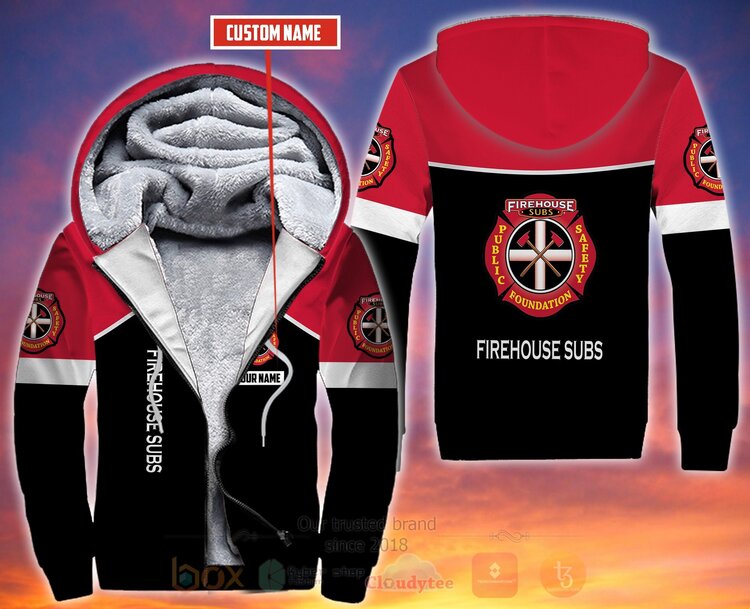 BEST Personalized Custom Firehouse Subs Fleece 3D Zip Hoodie Hoodie