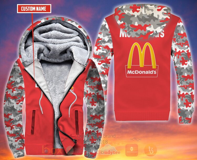 BEST Personalized Custom McDonald's Fleece 3D Zip Hoodie Hoodie 1 BEST Personalized Custom McDonalds Fleece 3D Zip Hoodie Hoodie