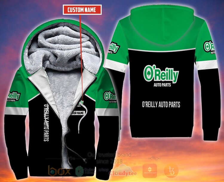 BEST Personalized Custom OReilly Auto Parts Fleece 3D Zip Hoodie Hoodie