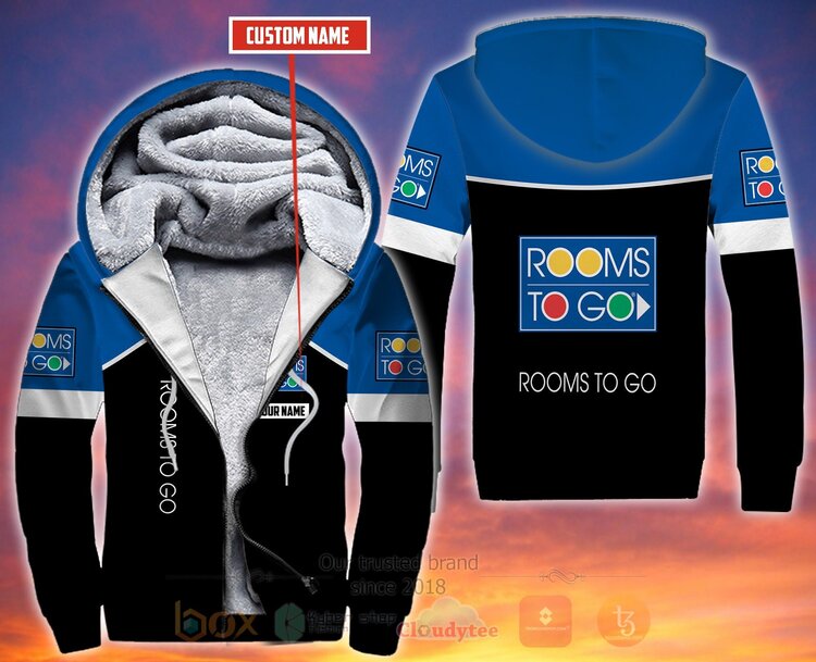 BEST Personalized Custom Rooms To Go Fleece 3D Zip Hoodie Hoodie