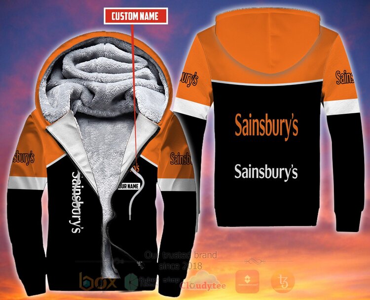 BEST Personalized Custom Sainsburys Fleece 3D Zip Hoodie Hoodie