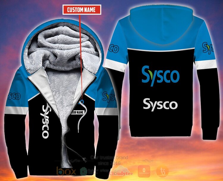BEST Personalized Custom Sysco Fleece 3D Zip Hoodie Hoodie