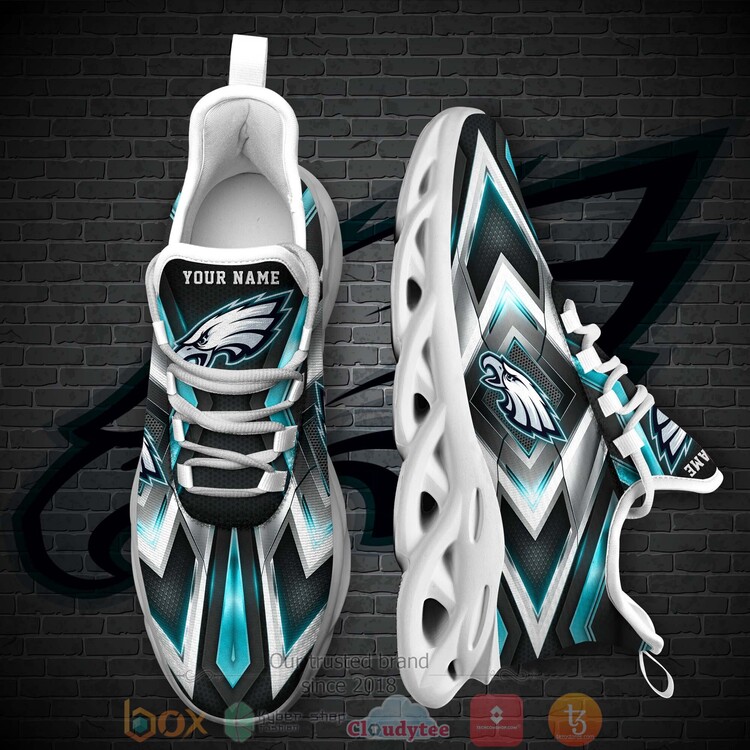 BEST Philadelphia Eagles NFL Custom Name Clunky Sneakers 1