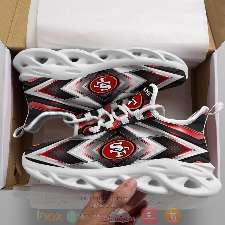 BEST San Francisco 49ers NFL Custom Name Clunky Sneakers