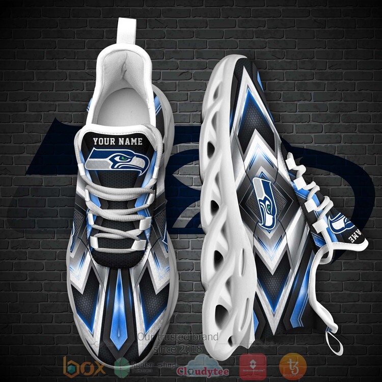 BEST Seattle Seahawks NFL Custom Name Clunky Sneakers 1