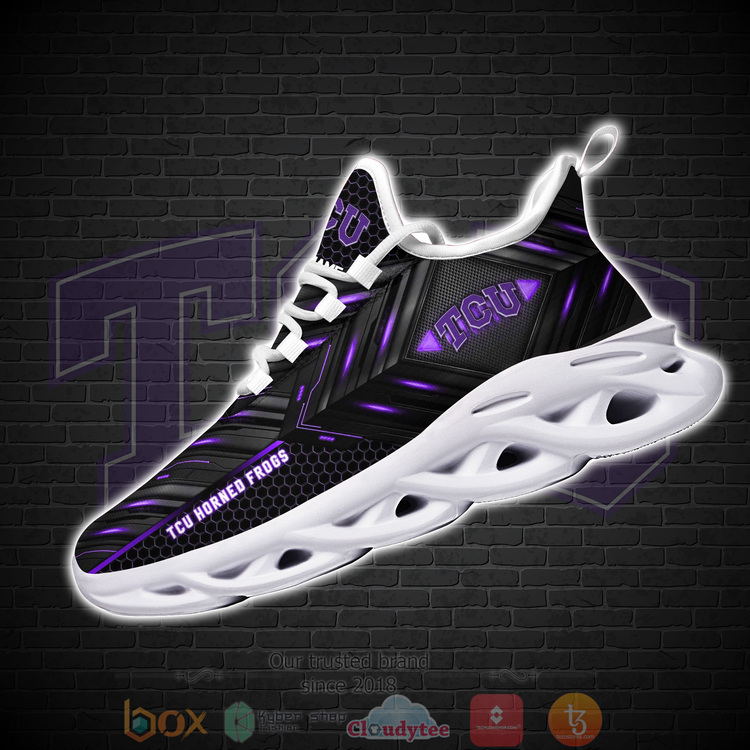 BEST TCU Horned Frogs NCAA Custom Name Clunky Sneakers 1