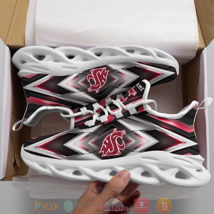 BEST Washington State Cougars Football Team Custom Name Clunky Sneakers
