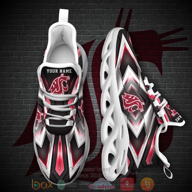 BEST Washington State Cougars Football Team Custom Name Clunky Sneakers 1