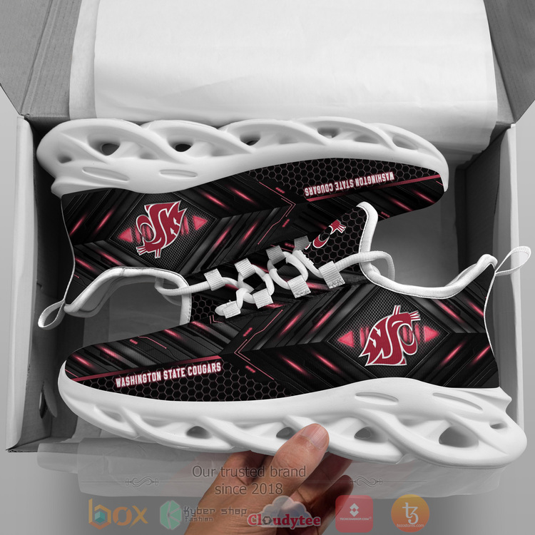 BEST Washington State Cougars NCAA Custom Name Clunky Sneakers
