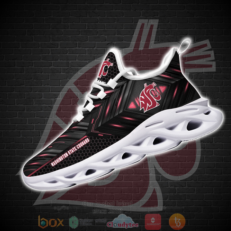 BEST Washington State Cougars NCAA Custom Name Clunky Sneakers 1