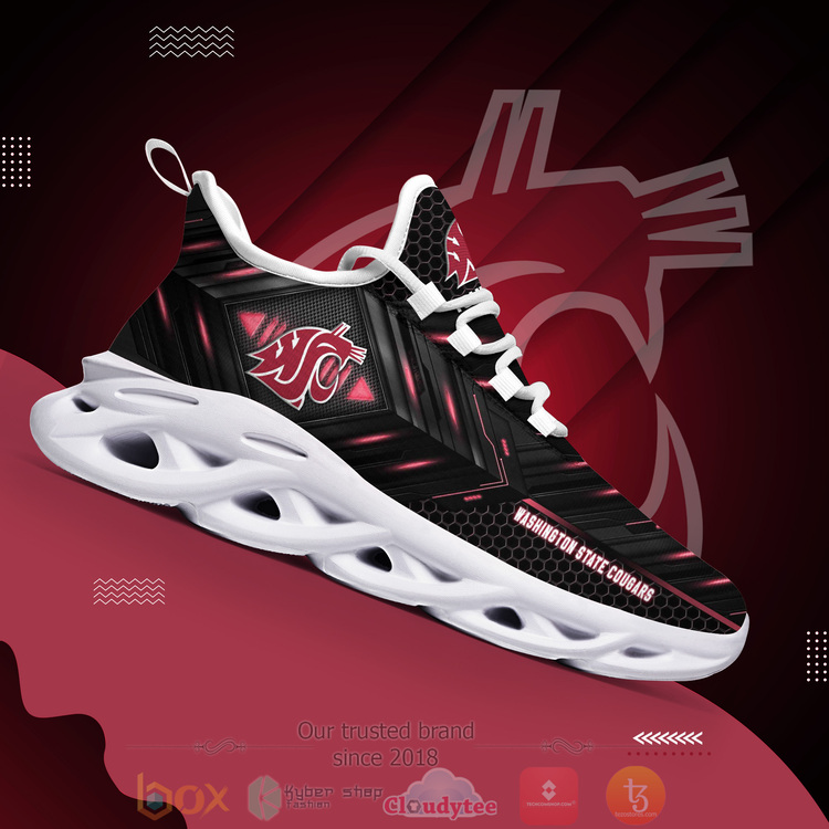 BEST Washington State Cougars NCAA Custom Name Clunky Sneakers 1 2 3 4