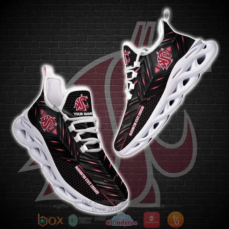 BEST Washington State Cougars NCAA Custom Name Clunky Sneakers 1 2 3 4 5