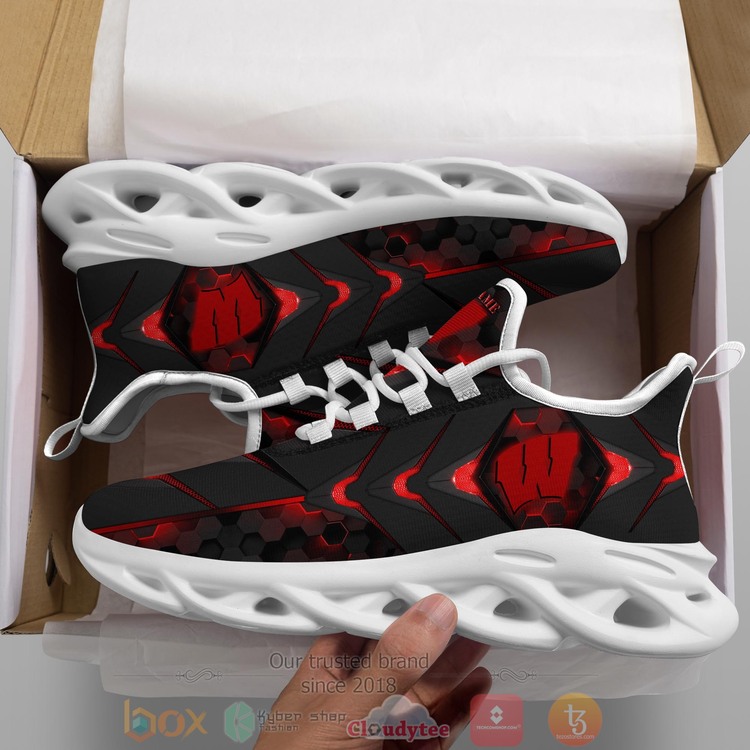 BEST Wisconsin Badgers National Football League Custom Name Clunky Sneakers
