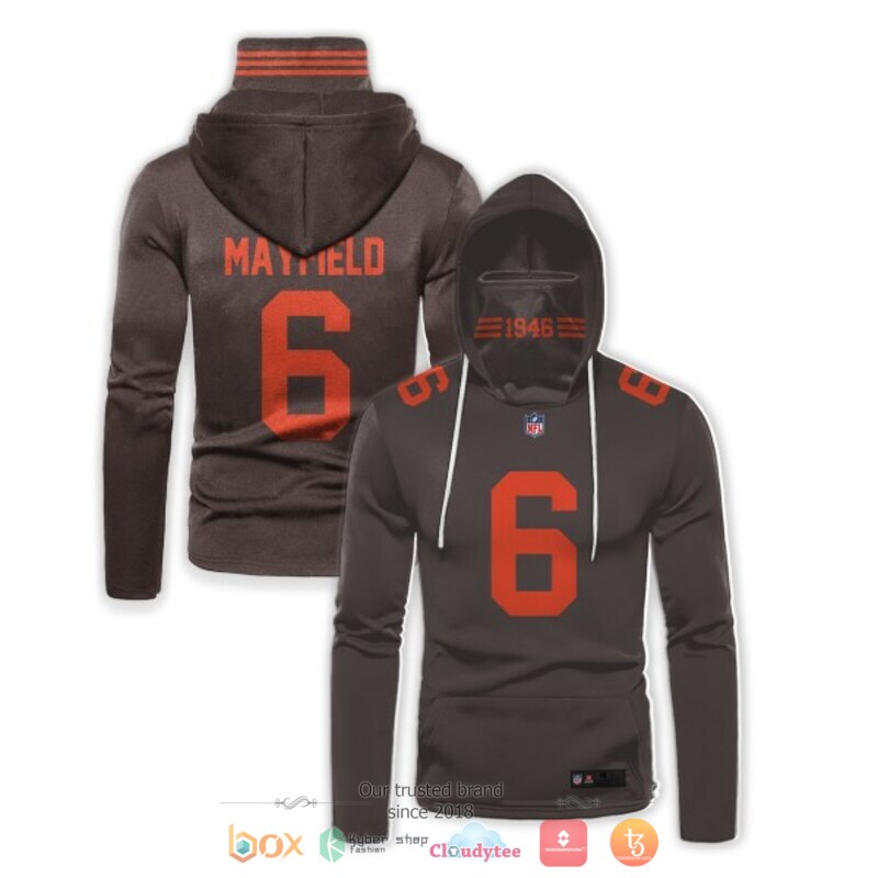 Baker Mayfield 6 Cleveland Browns NFL 1946 hoodie mask