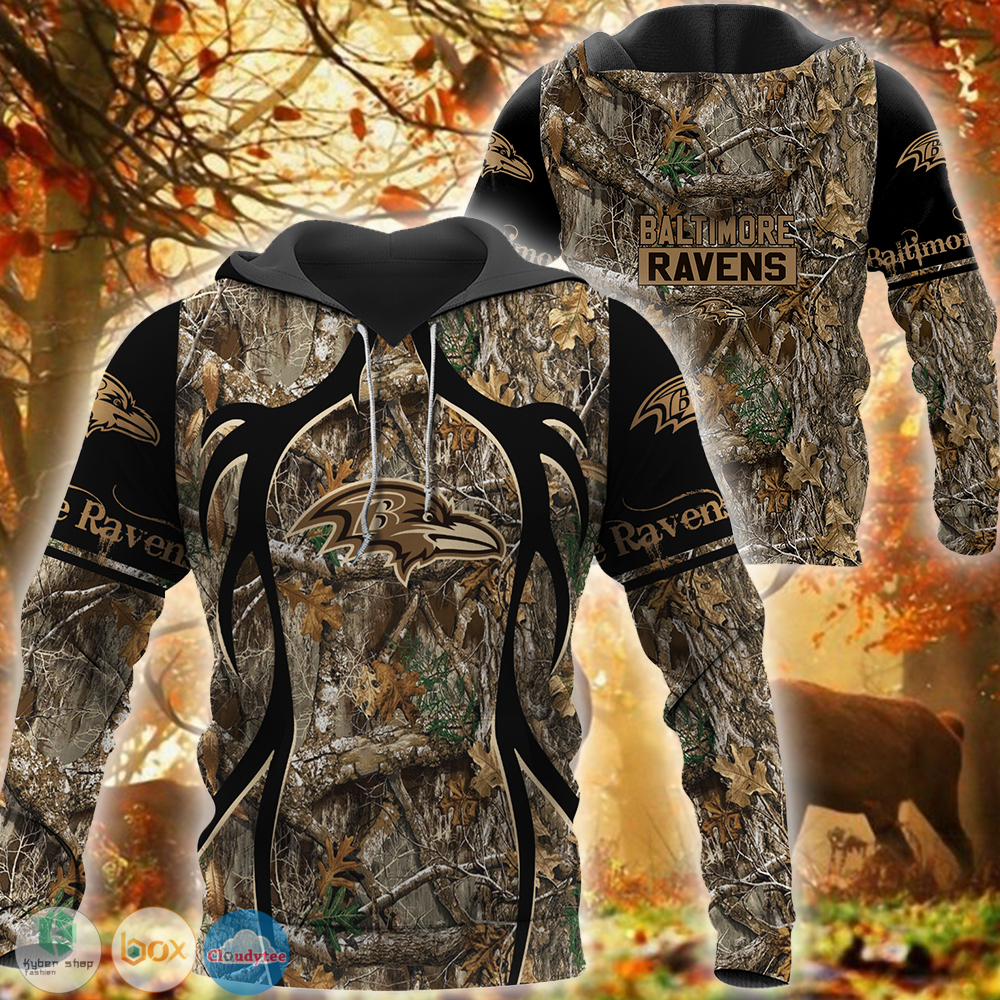 Baltimore Ravens camo jersey shirt, hoodie 2 Baltimore Ravens camo 3d shirt hoodie 1