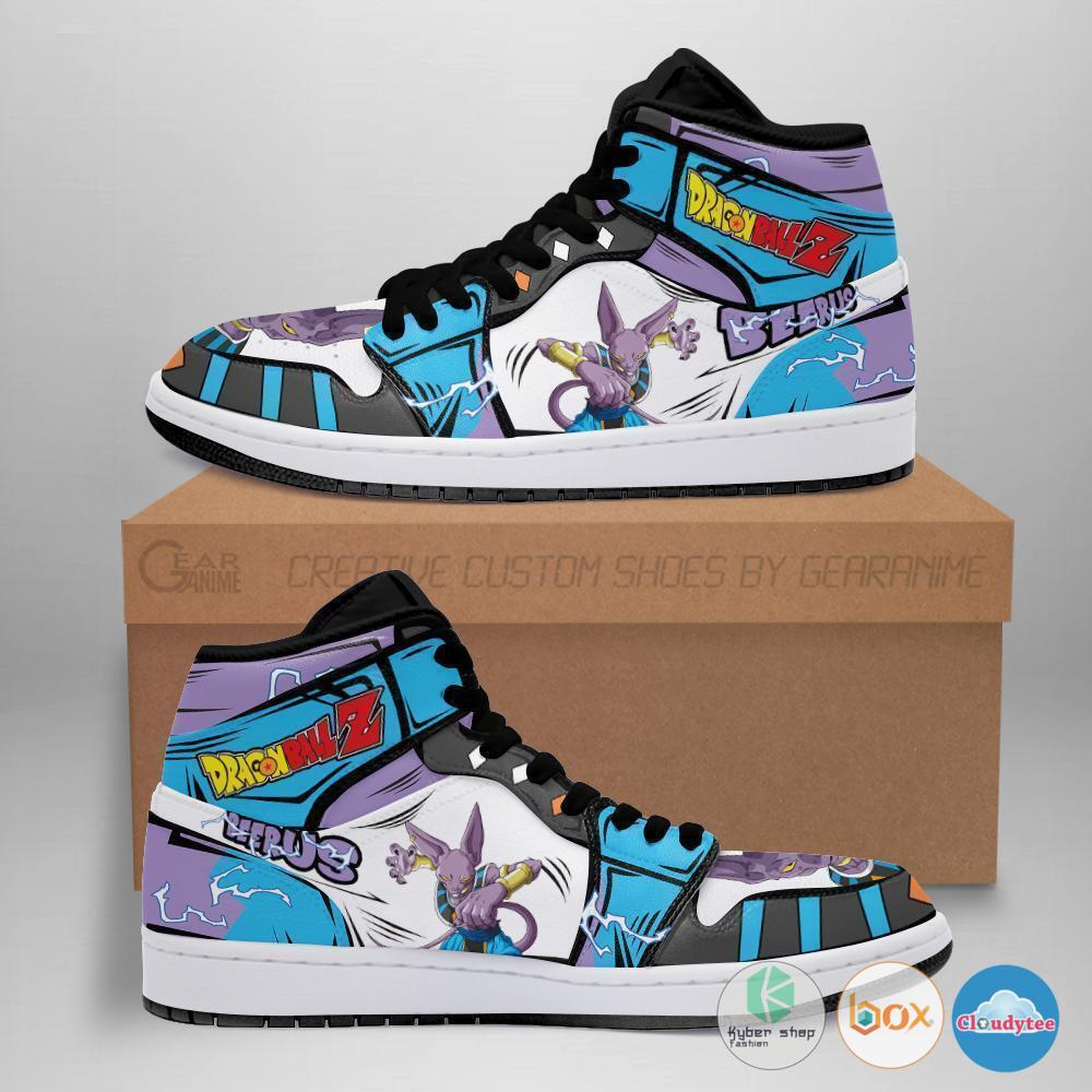 Beerus Dragon Ball Air Jordan High Top Shoes