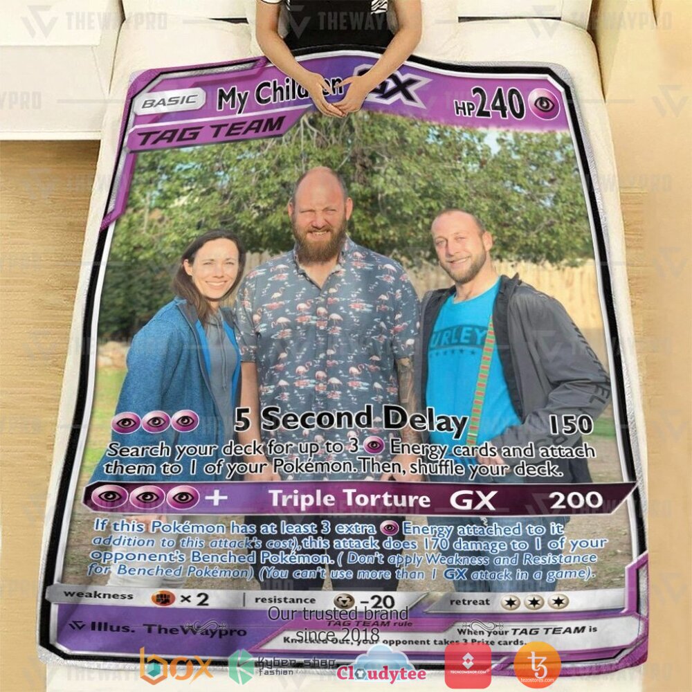 BEST Ben Gregory Pokemon My Children Blanket 3 Ben Gregory Pokemon My Children Soft Blanket 1 2