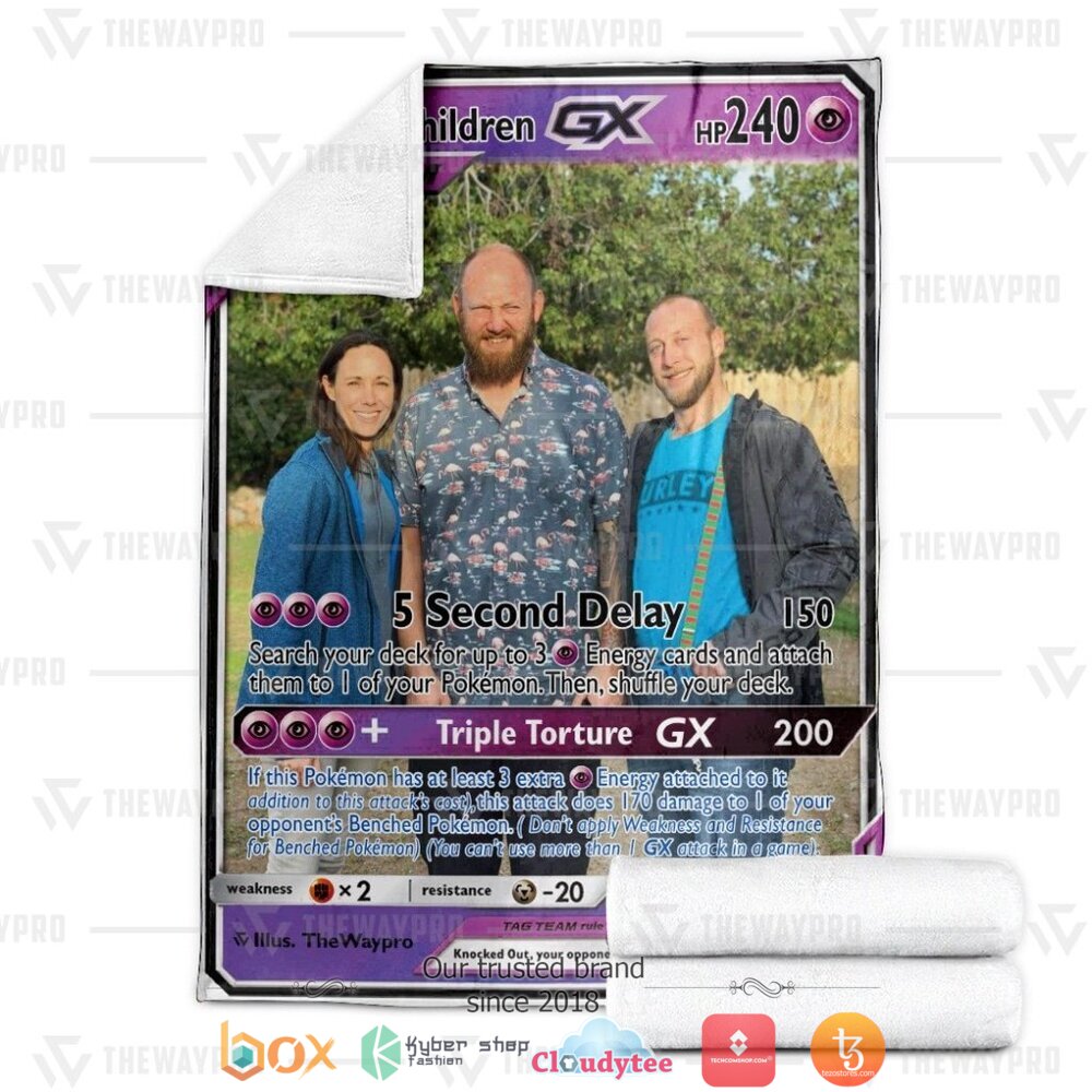 BEST Ben Gregory Pokemon My Children Blanket 4 Ben Gregory Pokemon My Children Soft Blanket 1 2 3