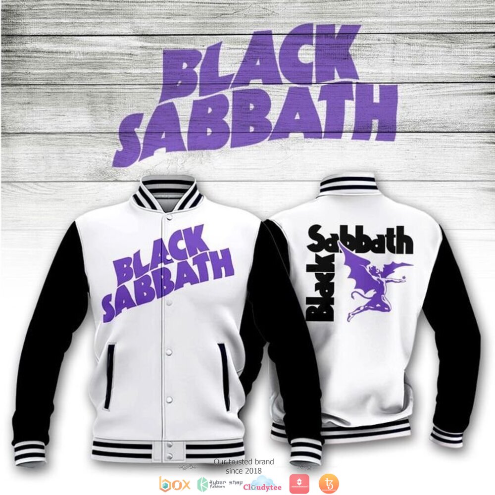 Black Sabbath band Baseball jacket