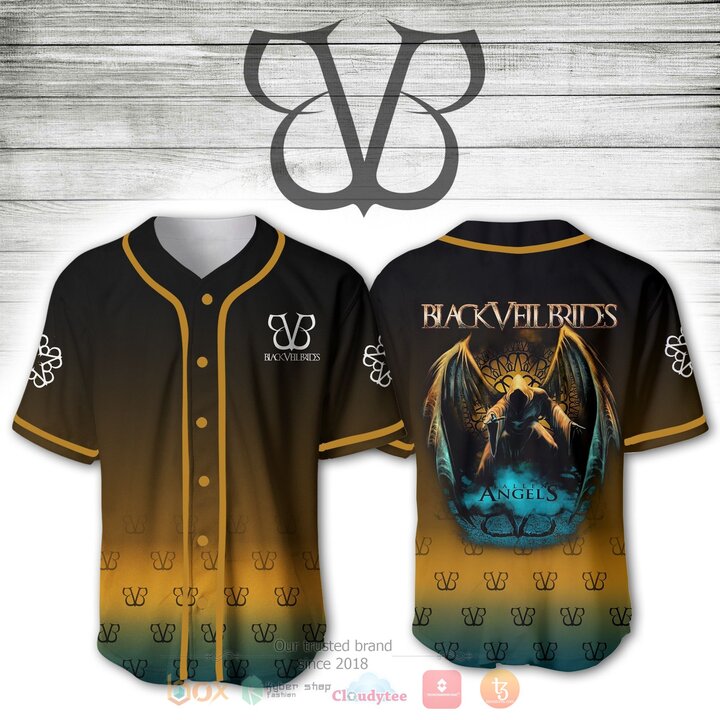 Black Veil Brides Fallen Angels Baseball Jersey Shirt