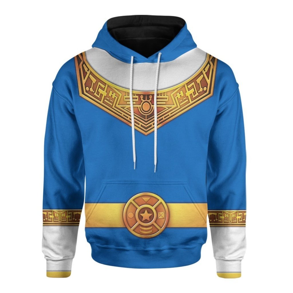 NEW Blue Power Rangers Zeo 3D Printed Hoodie 1 Blue Power Rangers Zeo 3D All Over Printed Hoodie