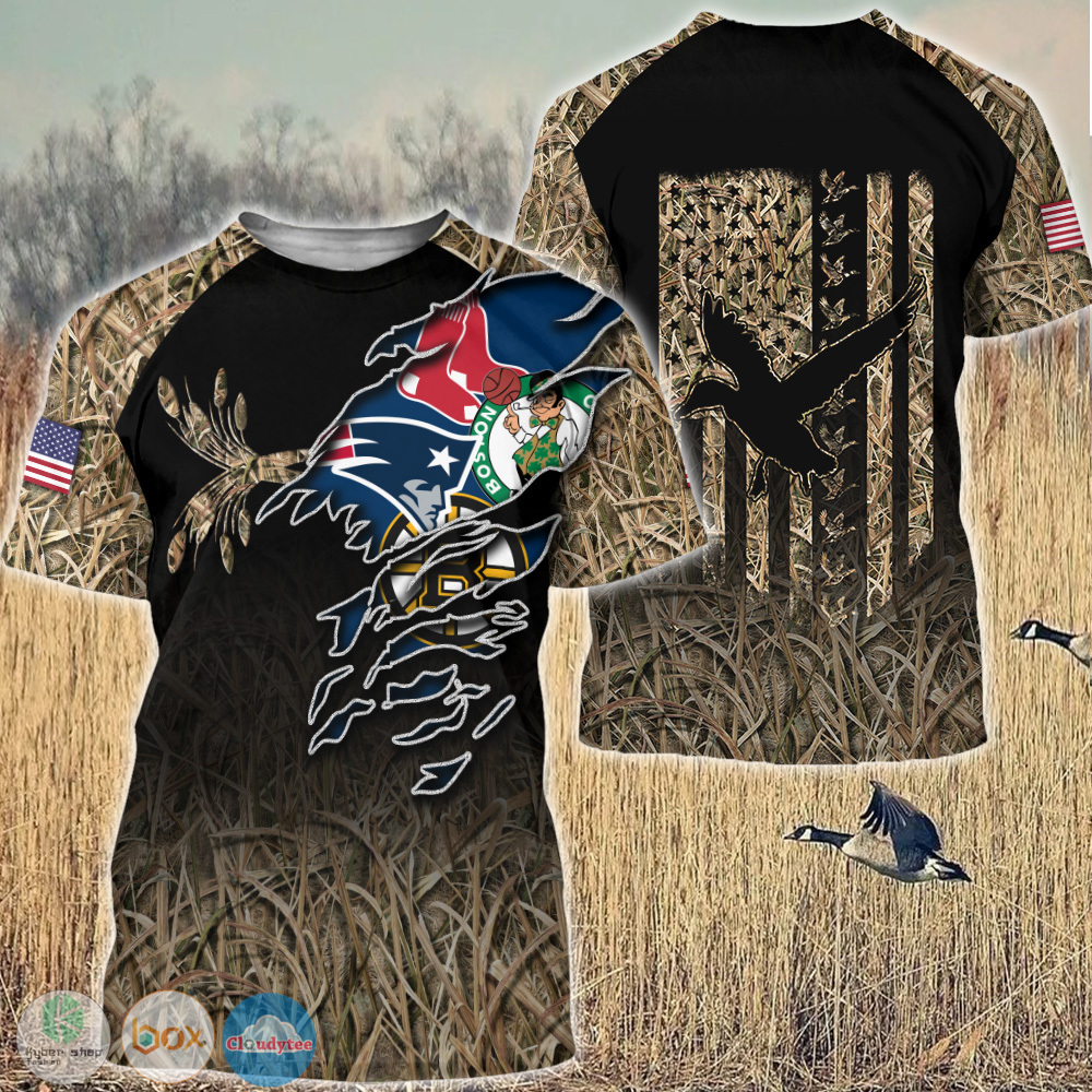 Boston Sports New England Patriots hunting camo jersey shirt, hoodie 2 Boston Sports New England Patriots hunting camo 3d shirt hoodie 1