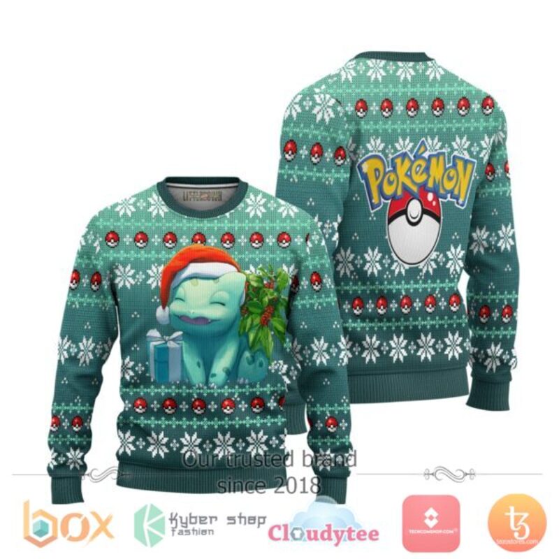 Bulbasaur Pokemon Anime Christmas Sweater