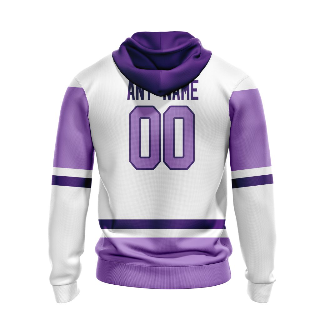BEST Toronto Maple Leafs Fight Cancer Personalized All Over Print 3D Hoodie, Zip Hoodie 3 CUSTOM NHLCANCELLeafs211109 000 hoodie back