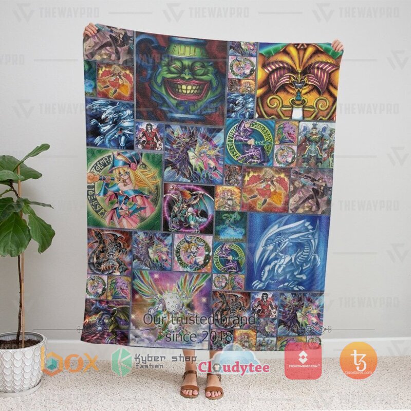 Cards Yu Gi Oh Soft Blanket 2 Cards Yu Gi Oh Soft Blanket 1