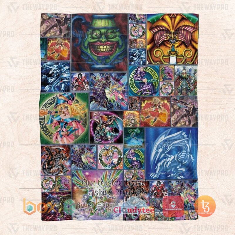 Cards Yu Gi Oh Soft Blanket 3 Cards Yu Gi Oh Soft Blanket 1 2