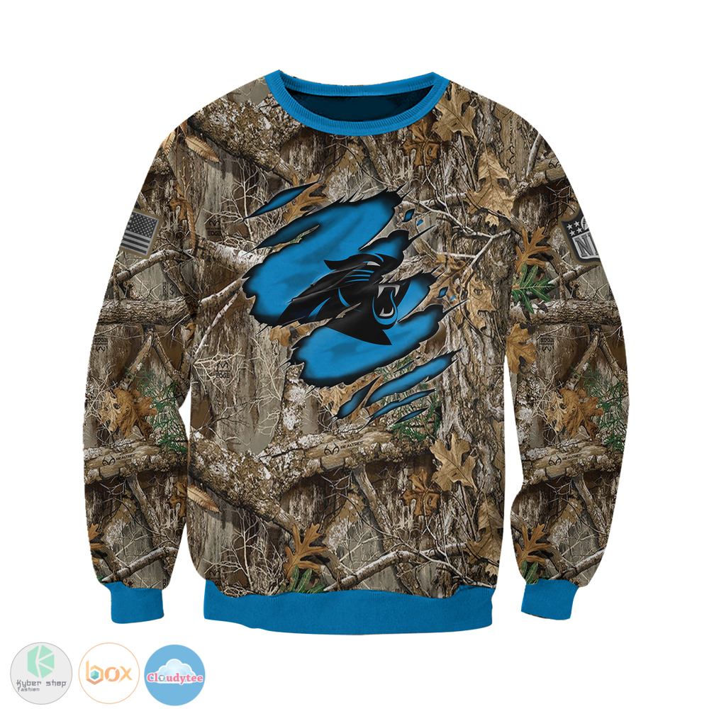 Carolina Panthers NFL hunting camo jersey shirt, hoodie 7 Carolina Panthers NFL hunting camo 3d shirt hoodie 1 2 3 4 5 6